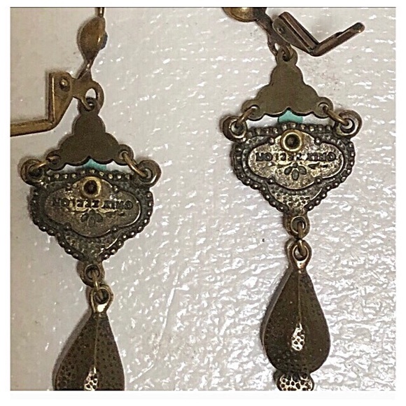 Earrings-Royal Arabesque Floral - Picture 5 of 7